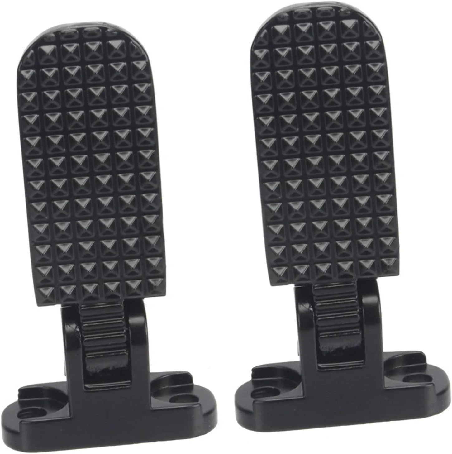 1 Pair Electric Bike Rear Pedals Mountain Bikes Foot Plate Pedals Repair Aluminum Alloy Maintenance Folded Bicycle Foot Pegs