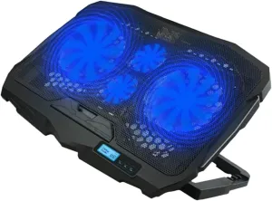 14/15.6/17.3 Inch Laptop Cooling Pad Riser Ventilation Stand Silent Laptop Cooler Rack Portable Cooling Pad White Design