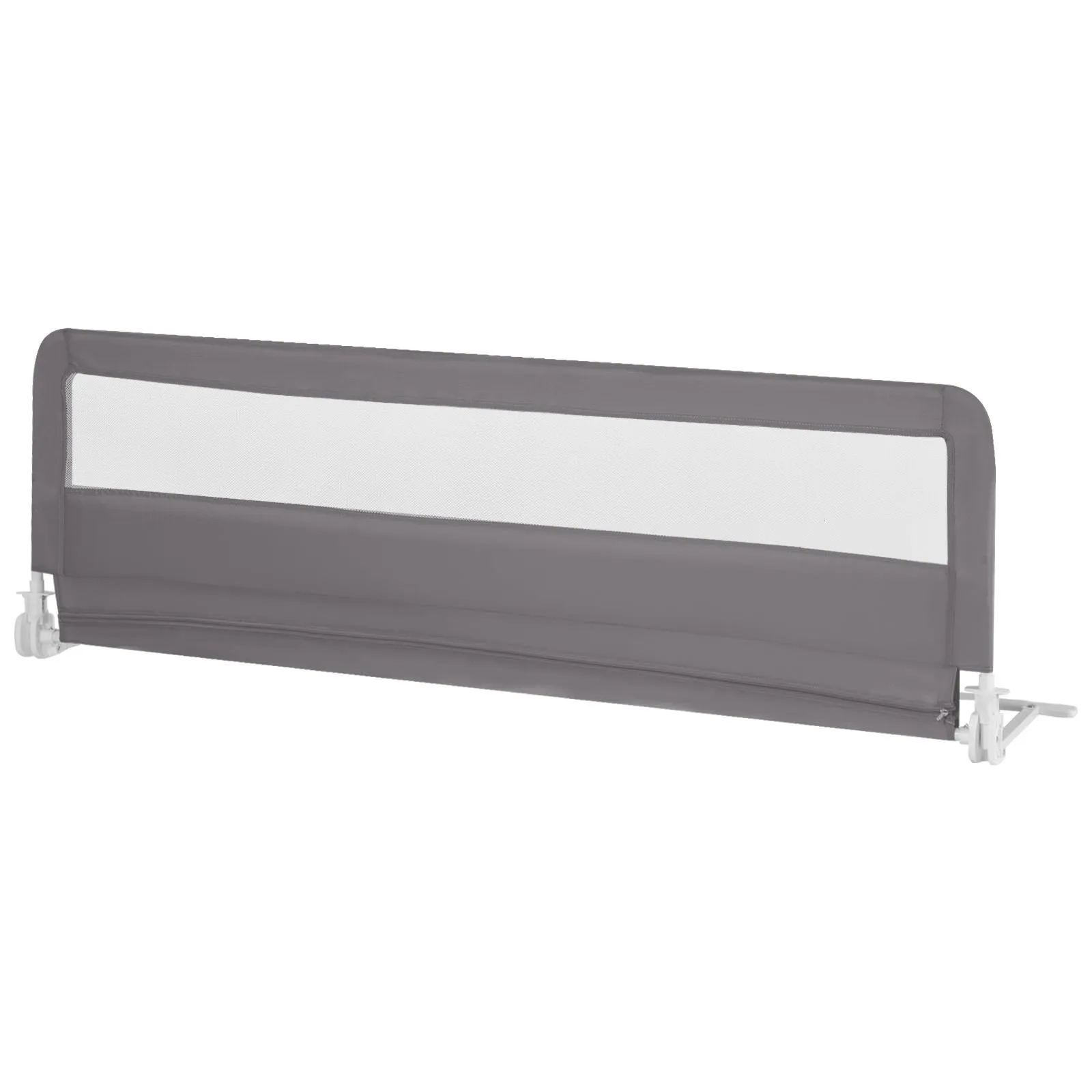 180CM Foldable Baby Bed Rail Guard with Removable Cover and Safety Strap