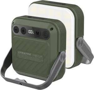 20000mAh Rechargeable LED Camping Lantern - 1600LM, QC3.0 22.5W, 4 - Color Switch, IPX5 Waterproof - Perfect for Camping, Hiking & Emergency Situations(Green)