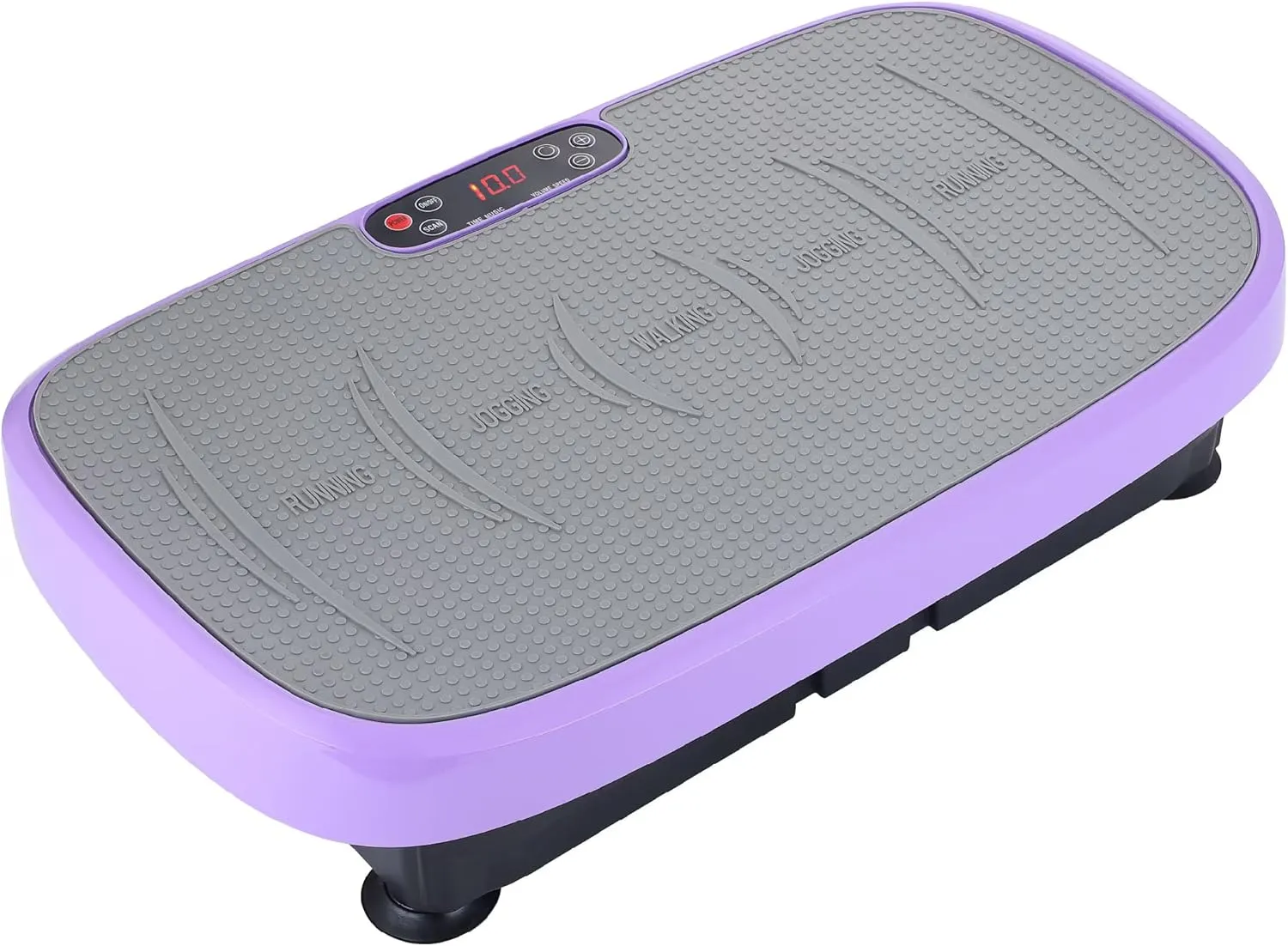 200W Vibration Plate Fat Removing Machine with 120 Adjustable Speeds - 330LB Capacity for Home Gym/Office Use, Foldable Design with LED Display and <45dB Silent Operation