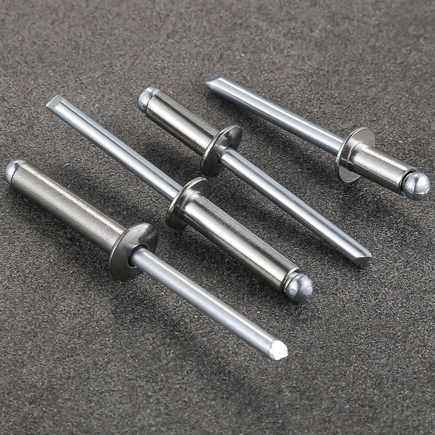 (250Pcs) 3/16"x1/2" stainless steel blind pro Rivets,Steel handle and stainless steel mandrel