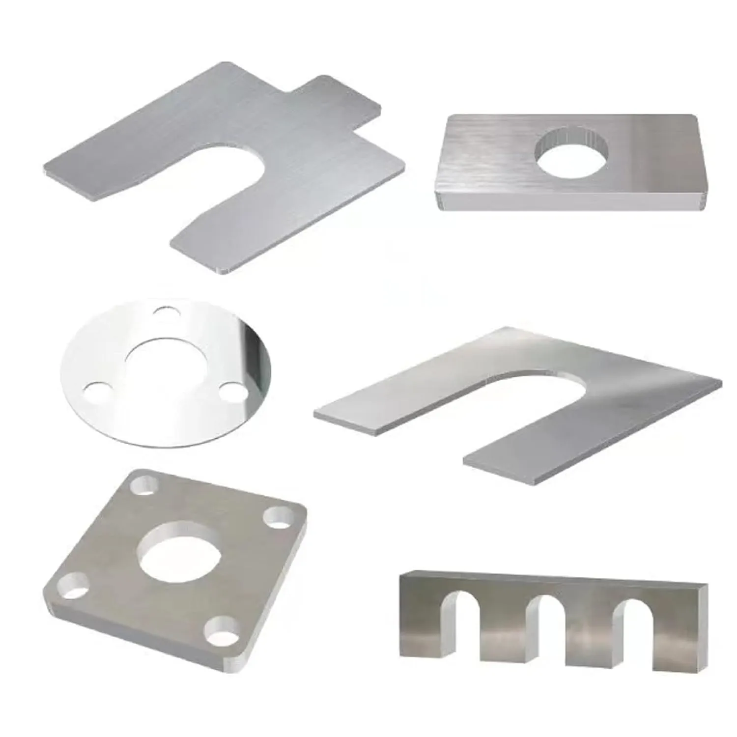 304 Stainless Steel Plate 1mm x 100mm x 100mm, 5Pcs 304 SS Plates Sheets 0.04" x 4" x 4", Thickness 0.04 1/25 inch