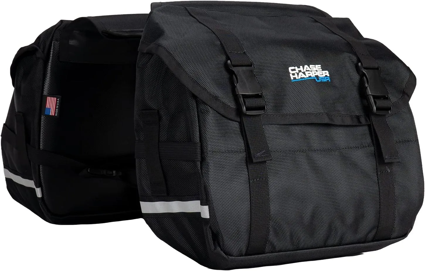 3700 Cruiser Saddlebags - Water-Resistant, Industrial Grade Ballistic Nylon - Anti-Scratch Vinyl on Inward Facing Wall - Universal Fit