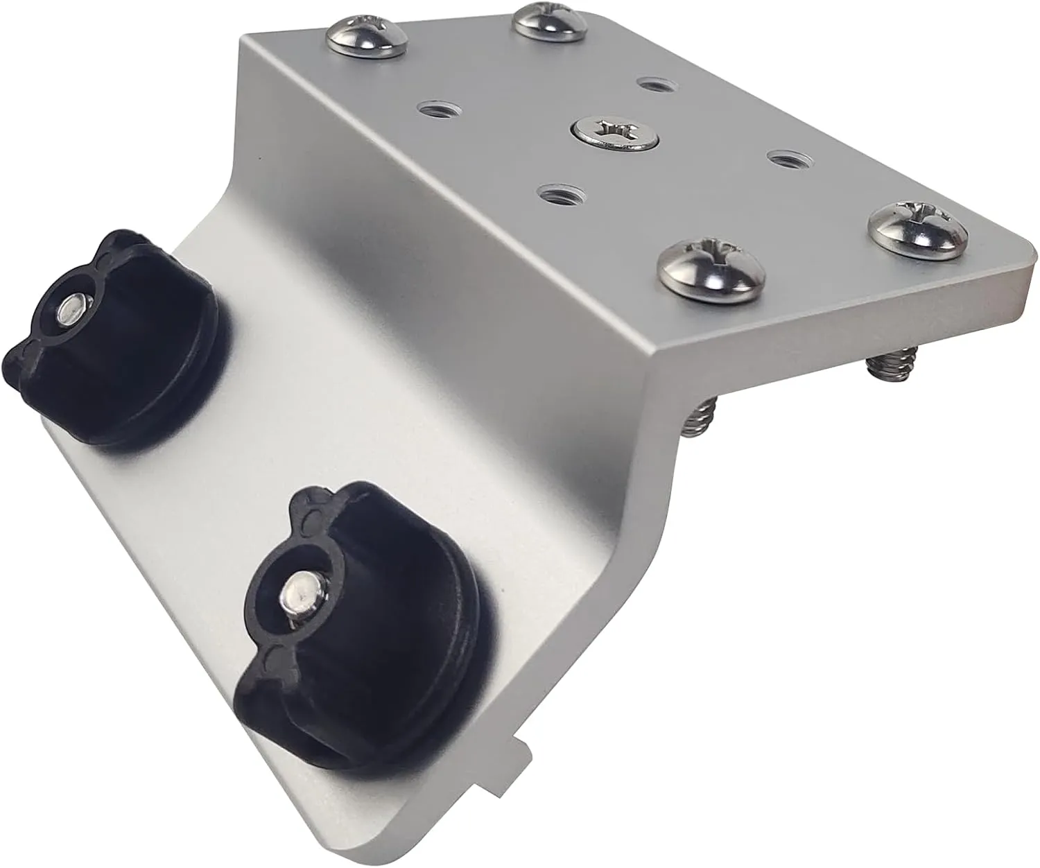 45° Aluminum Slider Base for Lund Sport Track System, Pre-Drilled Mount with Stainless Steel Hardware, Compatible with G3, Ranger, Crestliner, Lowe, War Eagle