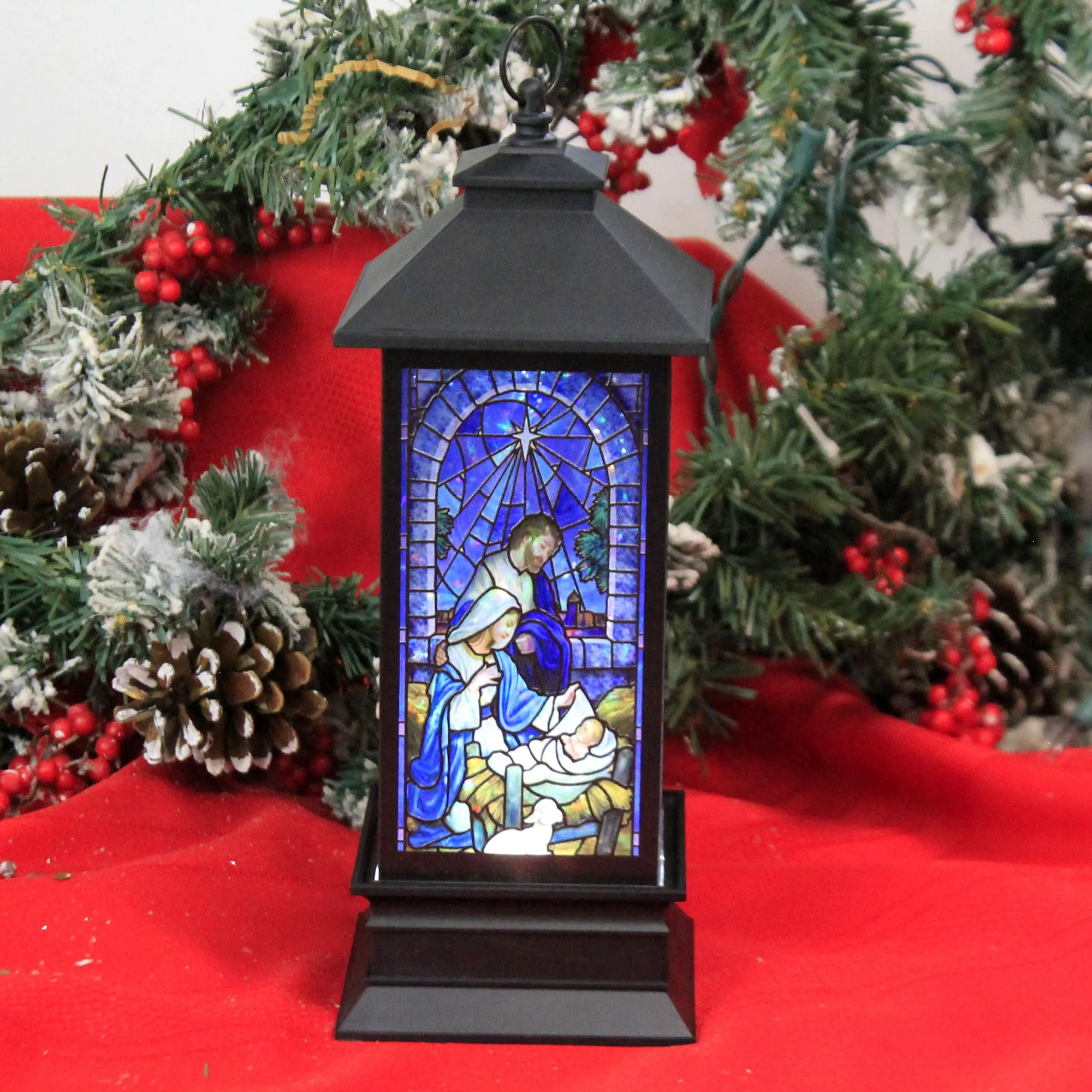 (46339) Holy Family Led Switl Lantern