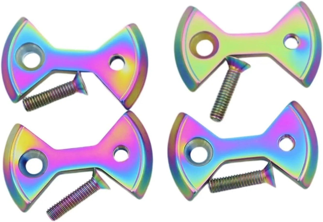 4PCS Titanium Bike Pedal Plate Cleats for SpeedPlay Zero &Light Action for Bicycle Replace Parts Tiremet