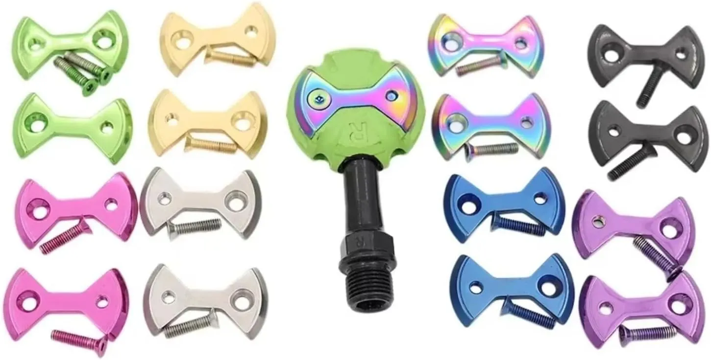 4PCS Titanium Bike Pedal Plate Cleats for SpeedPlay Zero &Light Action for Bicycle Replace Parts Tiremet