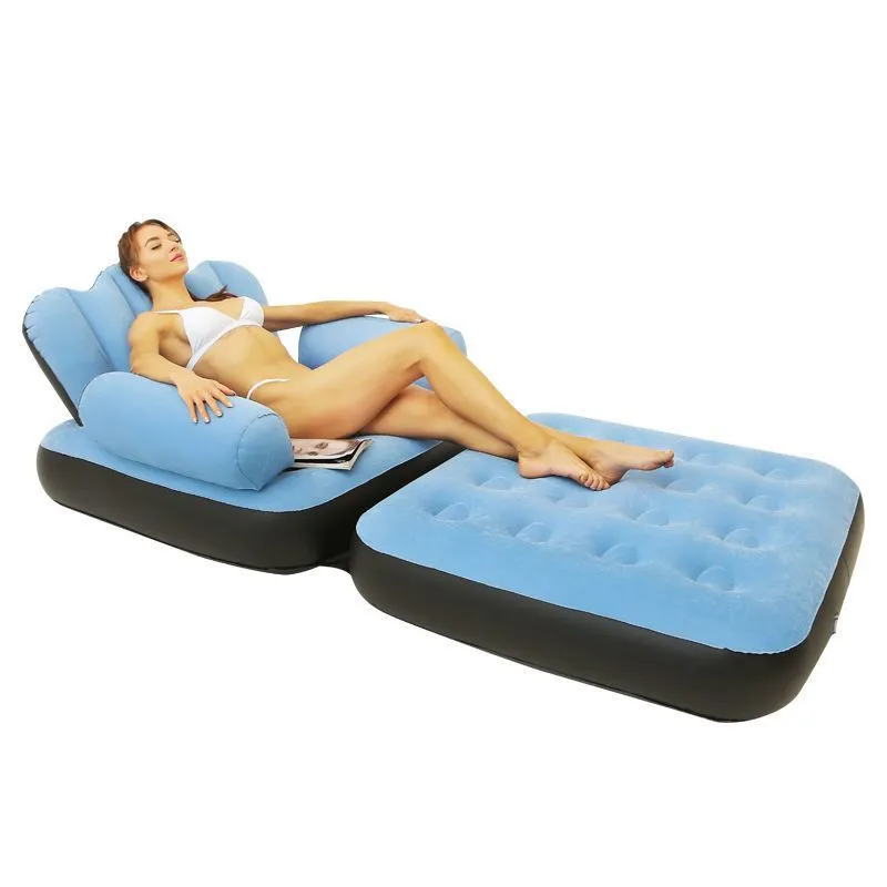 5 in 1 inflatable couch lazy sofa