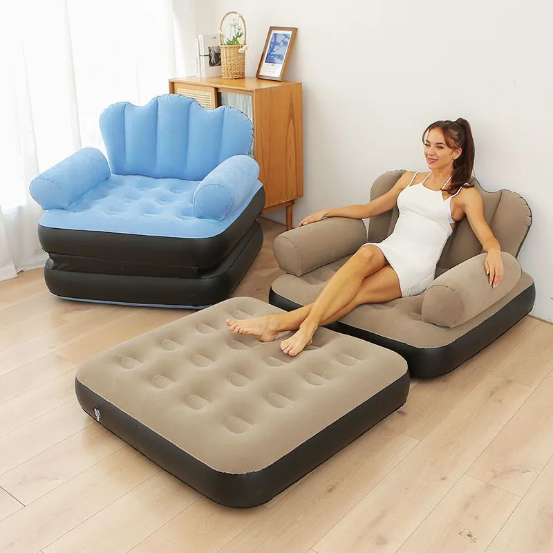 5 in 1 inflatable couch lazy sofa