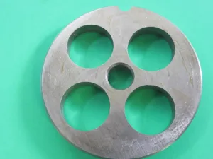 #5 Meat Grinder plate disc with EXTRA LARGE grind size 5/8" holes (16 MM) For LEM, Cabelas, Northern Tool, Smokehouse Chef, Hightower Kitchen, Chefs Choice and others. **SEE MEASUREMENTS BELOW**
