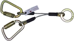 6515-CS Super Anchor 2-D Lanyard with Steel Auto Locking Carabiners