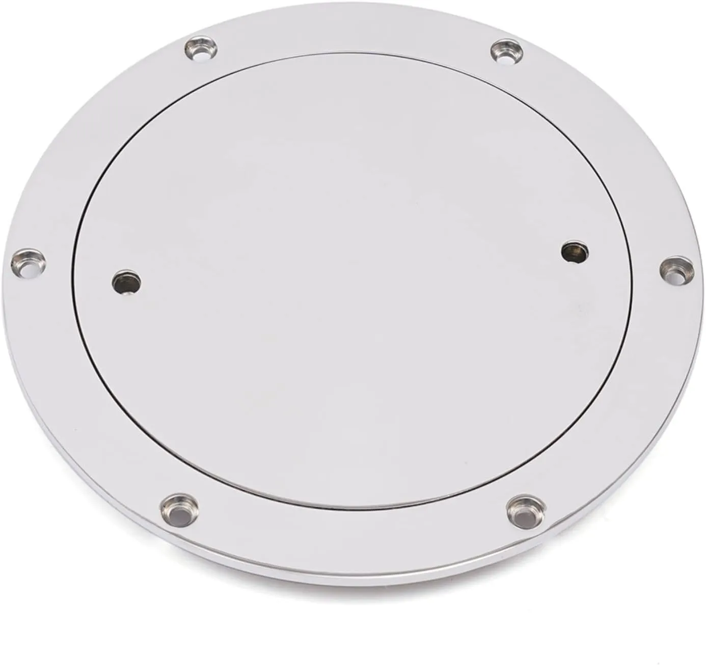 6" Boat Deck Cover Marine Inspection Hatch Deck Plate Access & Lid, 316 Stainless Steel Boat Deck Plate Marine Grade Inspection Port for Yacht Ship Boat