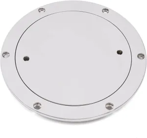 6" Boat Deck Cover Marine Inspection Hatch Deck Plate Access & Lid, 316 Stainless Steel Boat Deck Plate Marine Grade Inspection Port for Yacht Ship Boat