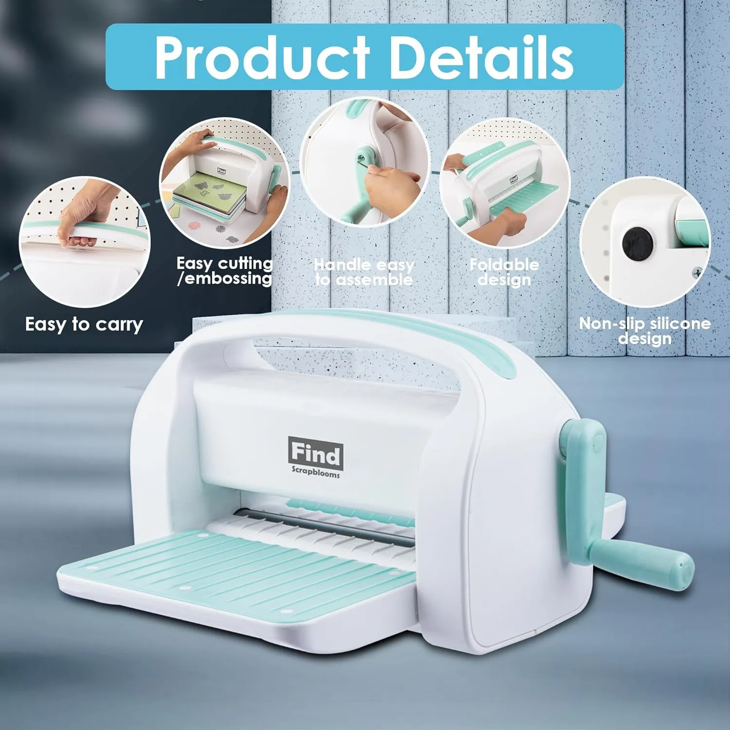 9 inch Die Cutting Machine, A4 Embossing Machine for Card Making