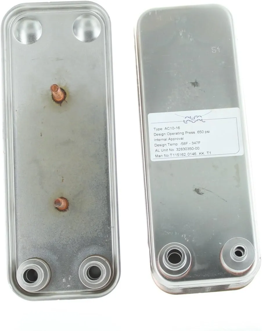 AC10-16 Brazed Plate Heat Exchanger for 650 PSI Refrigerant