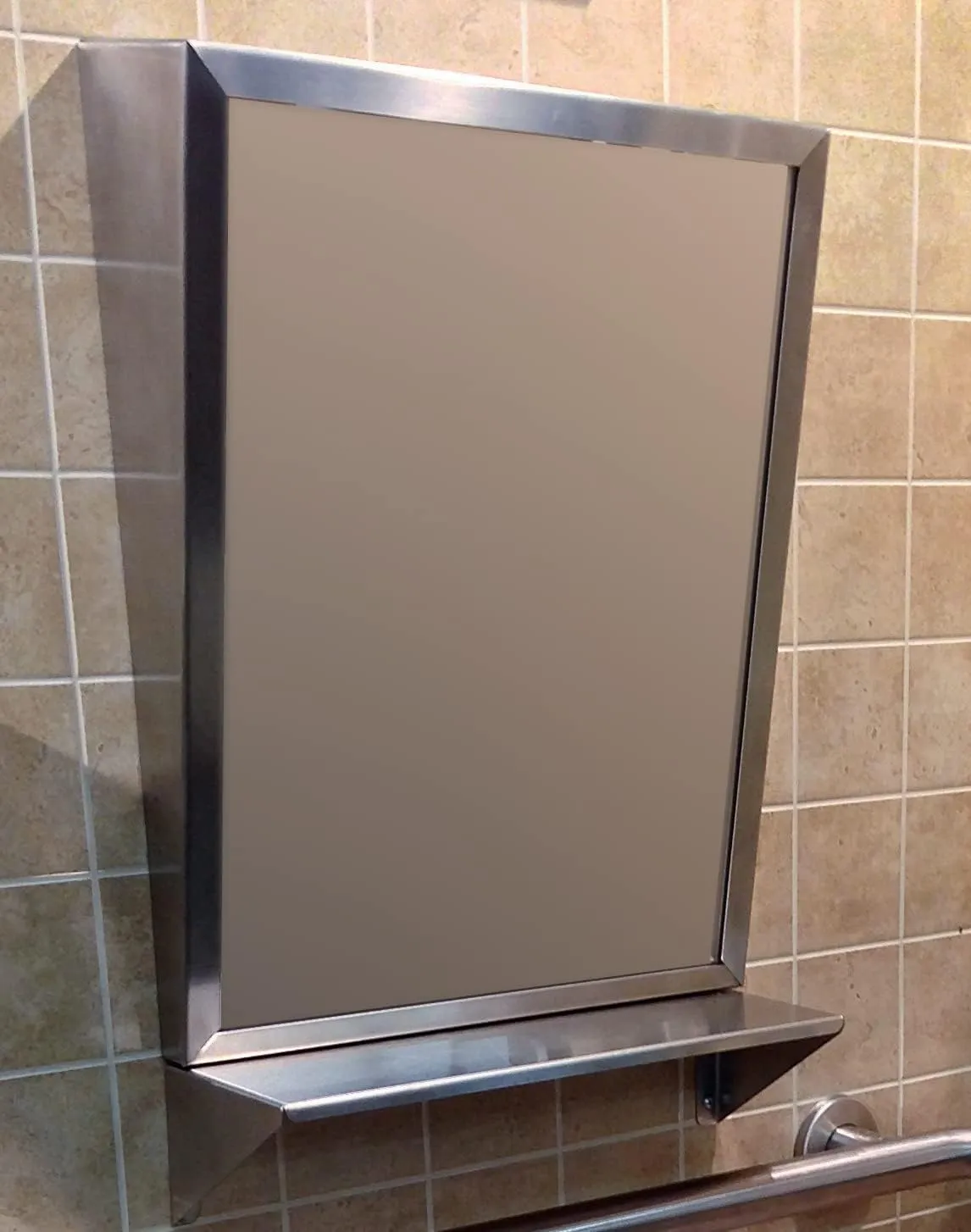 ADA Fixed Tilt Mirror - 24 inches Wide by 36 inches Tall
