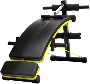 Adjustable Bench Utility Abdominal Plate Fitness Equipment for Full Body Workout Foldable Flat/Incline/Decline Press for Men and Women