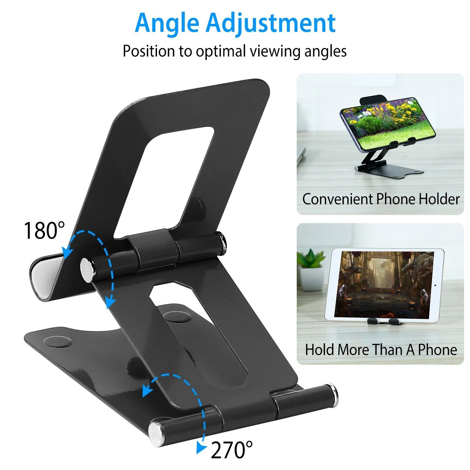 Adjustable Foldable Desktop Phone Stand