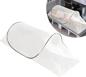Adjustable Net Proof Bed Canopy Portable Up Net Foldable Travel Net Bed Tent Suitable for Single Beds Indoor and Outdoor (1), White