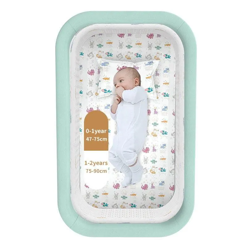 Adjustable Portable Baby Crib - Foldable Minimalist Design