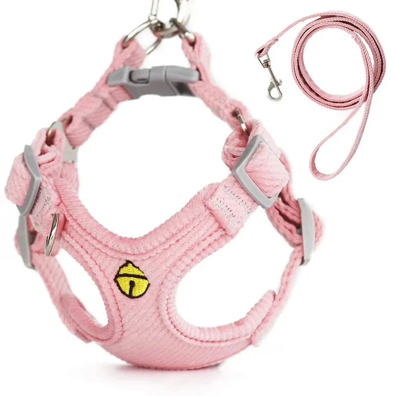 Adjustable Soft No Pull Cute Dog Harness