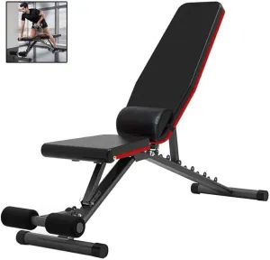 Adjustable Weight Bench,Adjustable Full Body Workout Dumbbell Bench Home Fitness Stool Foldable Abdomen Training Push Plate Multifunctional Dumbbell Stool Bench Press Stool Fitness