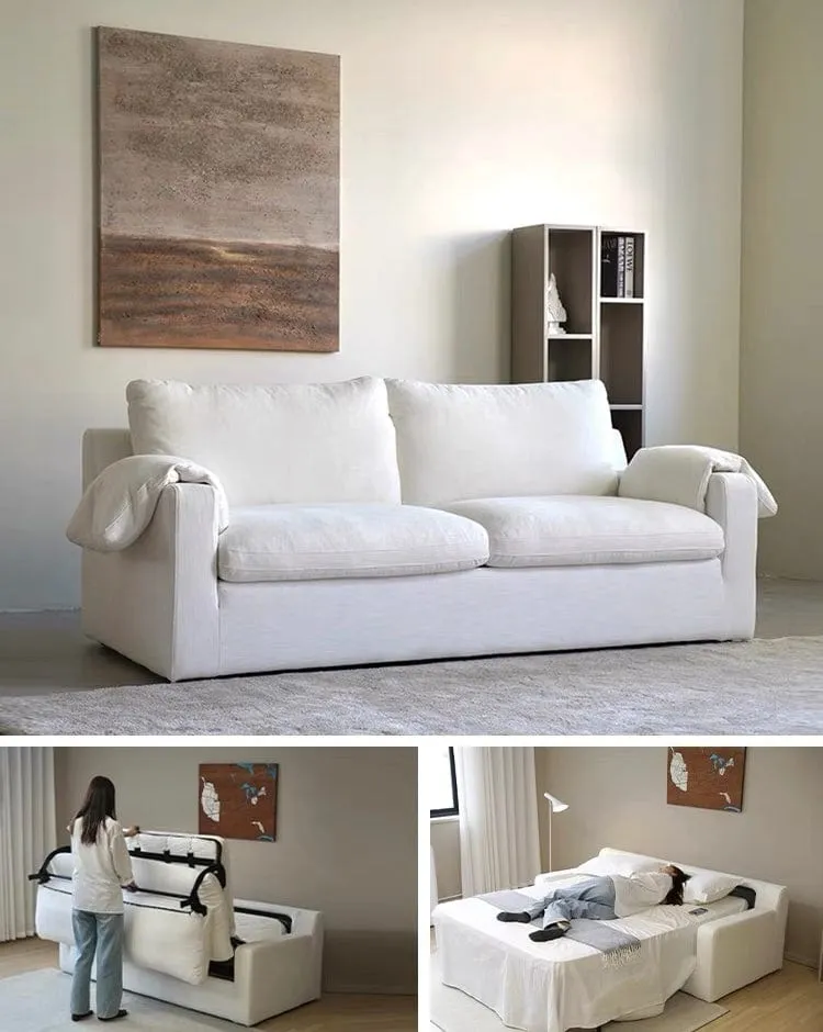Adrian Foldable Sofa Bed with Mattress