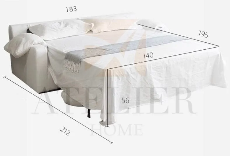 Adrian Foldable Sofa Bed with Mattress