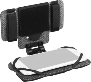 Airsoft Plate Carrier Molle Phone Carrier Outdoor Lightweight Navigation Board，Wide Angle Foldable Phone Holder Chest Rig Hovering Mount Tactical Vest Accessory (Black)