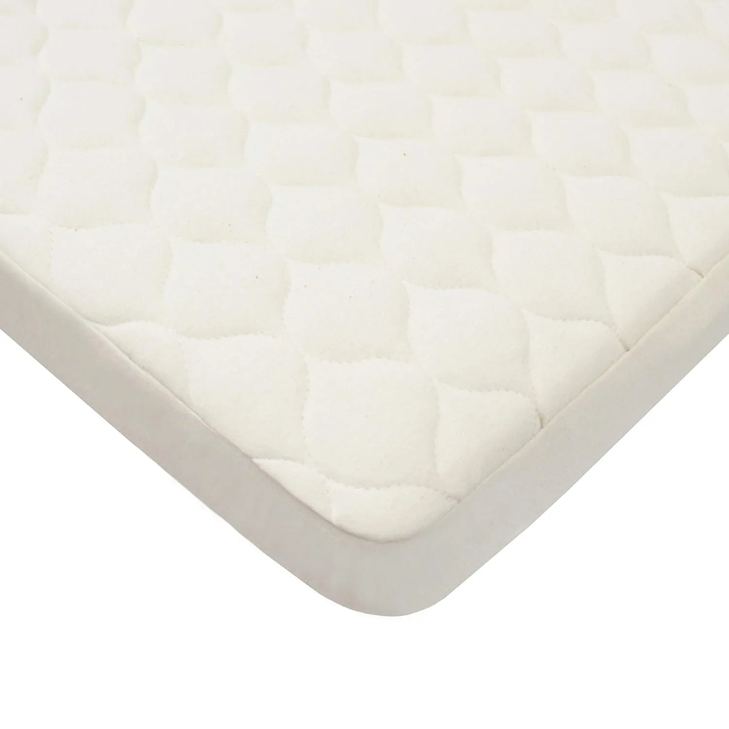 American Baby Company Waterproof Pack N Play Playard Mattress Protector, Quilted Fitted Protector Pad Cover Made with Organic Cotton Top Layer, 39" x 27"