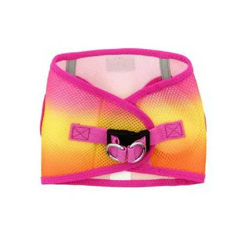 American River Ombre Harness — Raspberry Pink   Orange