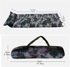 Automatic Inflatable Pad Outdoor Tent Sleeping Pad Thickened Air Bed Portable Suitable for Self-Driving Lawn Beach Mat (Size : 74.80×27.55in)