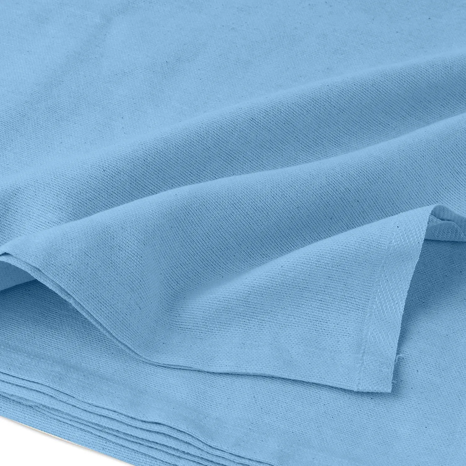 Avalon Bedding Hospital Blankets Twin Size 100% Cotton Thermal Blanket Hospital Style Blanket - Lightweight Hospital Blanket - Hospital Blankets - General Hospital Blanket Twin 70x90 Inches (Blue)
