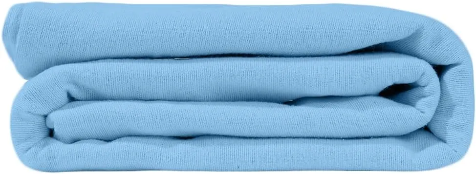 Avalon Bedding Hospital Blankets Twin Size 100% Cotton Thermal Blanket Hospital Style Blanket - Lightweight Hospital Blanket - Hospital Blankets - General Hospital Blanket Twin 70x90 Inches (Blue)