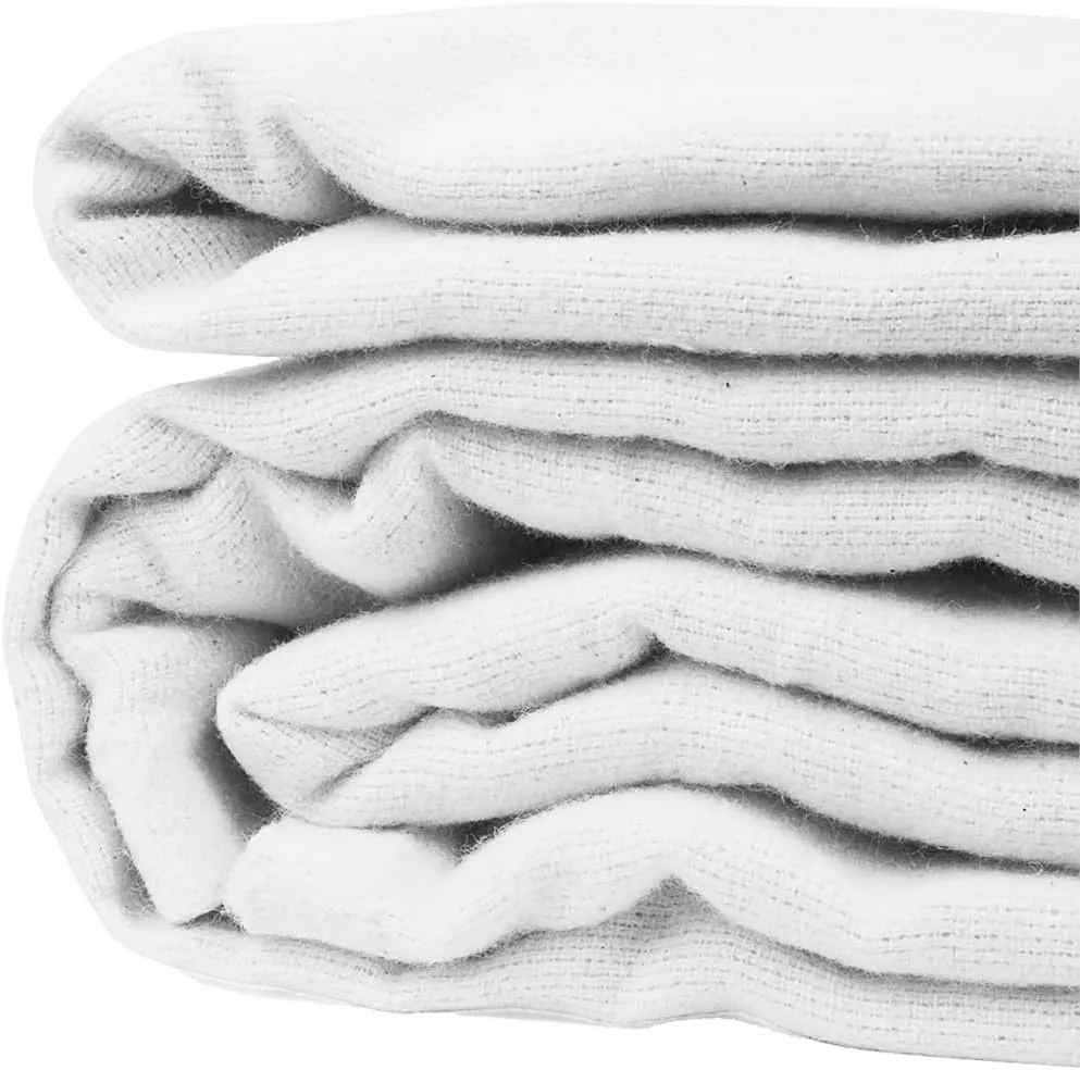 Avalon Bedding Hospital Blankets Twin Size 100% Cotton Thermal Blanket Hospital Style Blanket - Lightweight Hospital Blanket - Hospital Blankets - General Hospital Blanket Twin 90x70 Inches (White)