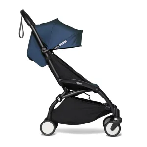 BABYZEN YOYO2 Stroller - Lightweight & Compact - Includes Black Frame, Air France Blue Seat Cushion   Matching Canopy - Suitable for Children Up to 48.5 Lbs