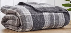 Bambi - Wool Plaid Check Blanket