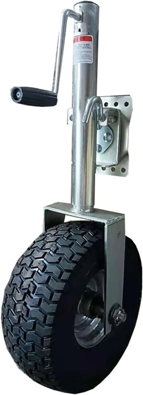 Beach Boat Trailer Jack, 13.38in Trailer Jack Wheel, Heavy-Duty Bolt-On Swivel Tongue Jack, 2000lb Capacity, 11in Vertical Load (2000lbs/900kg) (2000LBS/900KG)