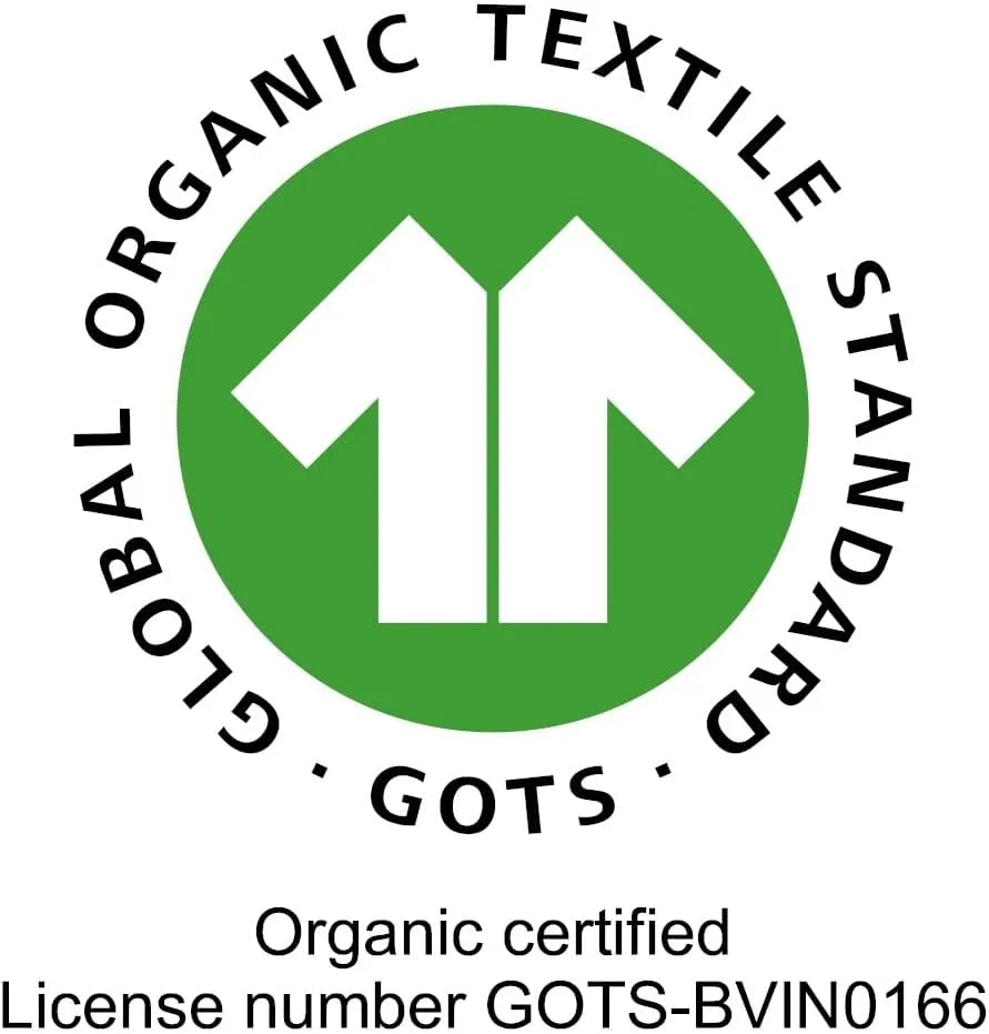 Beatrice Home Fashions GOTS Certified 100% Organic Cotton Medium Weight Blanket, Soft and Cozy Blanket for Bed, Sofa, Couch, Chair, Full/Queen, Oyster