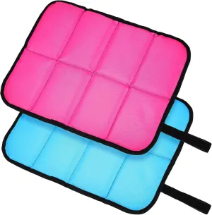 BESPORTBLE Travel Backpack Picnic Mats Outdoor 2 Pcs Camping Cushion Seat, Foldable Hiking Seat Pad, Sitting Mat Sitting Pad for Backpacking Outdoor Picnic Mountaineering Outdoor Cushion Mini Backpack