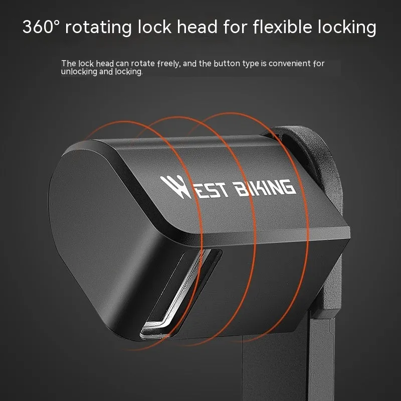 Bicycle Folding Security Lock Cycling Fixture