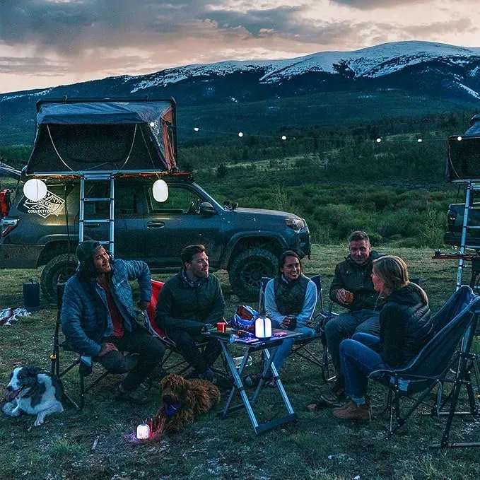 BioLite Alpenglow Multicolor USB Lantern with Rechargeable Battery and Charging Port, Alpenglow 250