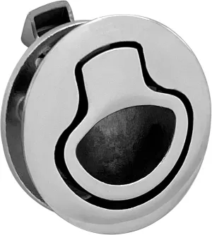 Boat Latches Stainless Steel 2", Latch Hatch Round Pull Marine Boat Flush Pull Hatch Latch Locking Lift Handle Round Deck Hatch - Non Locking