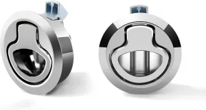 Boat Slam Latch 2" Lift Handle Deck Hatch Marine Grade Stainless Steel Zinc Alloy Flush Latches Boat Hardware Pack of 2