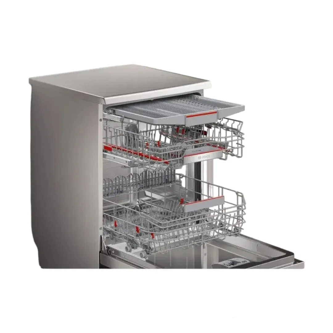 Bosch 14 Place Silver Inox  Freestanding Dishwasher-SMS8ECI02Z