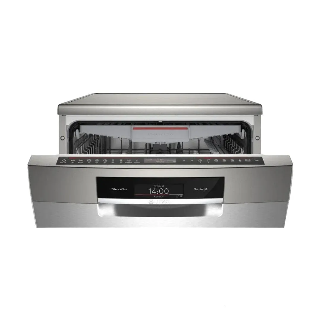 Bosch 14 Place Silver Inox  Freestanding Dishwasher-SMS8ECI02Z