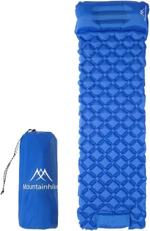 Built-in Pump Mattress Camping Picnic Sleeping Mat Travel Portable Soft Mattress Comfort Inflation Mattress with Pillow -Proof Ground Mat