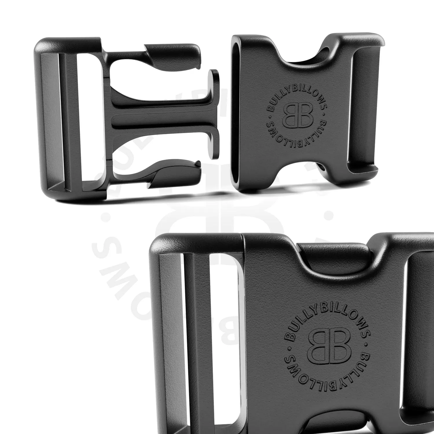 Bully Billows Mini TRI-Harness® | No Pull & Adjustable - Black v2.0