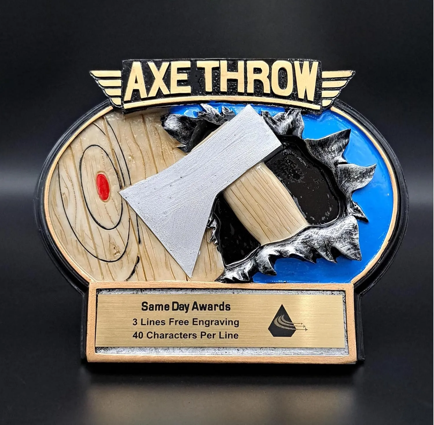 Burst Thru Plaque or Trophy - Engraving Included